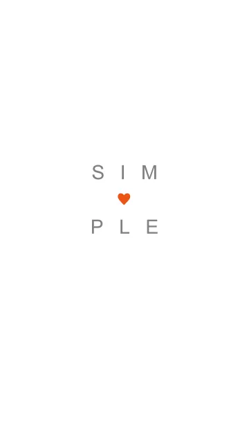 [LINE着せ替え] SIMPLE HEART 84の画像1