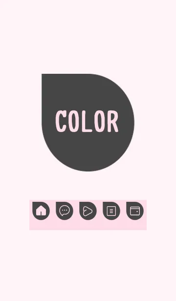 [LINE着せ替え] pink color J26の画像1