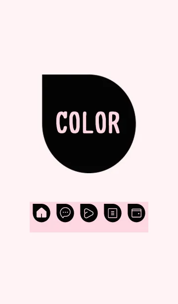 [LINE着せ替え] pink color J28の画像1