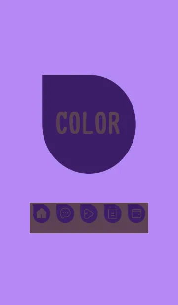 [LINE着せ替え] purple color J26の画像1