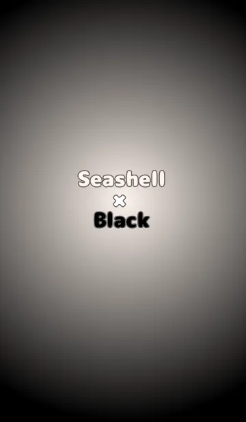 [LINE着せ替え] 貝殻色●ブラック.TKCの画像1