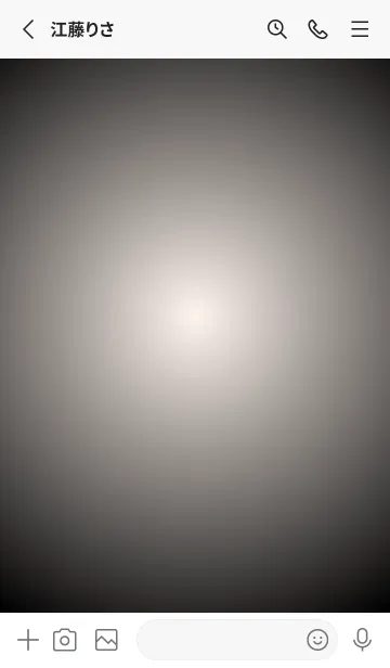 [LINE着せ替え] 貝殻色●ブラック.TKCの画像2