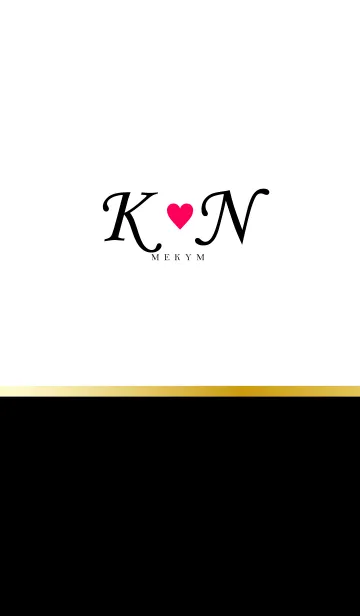 [LINE着せ替え] LOVE INITIAL-K&N イニシャル 2の画像1