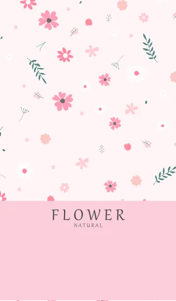 [LINE着せ替え] FLOWER PINK -NATURAL-8の画像1