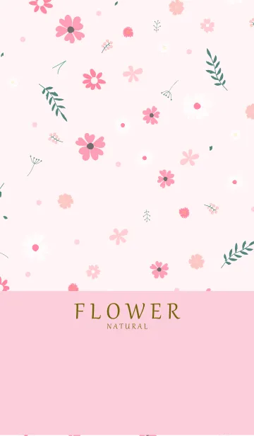 [LINE着せ替え] FLOWER PINK -NATURAL-5の画像1