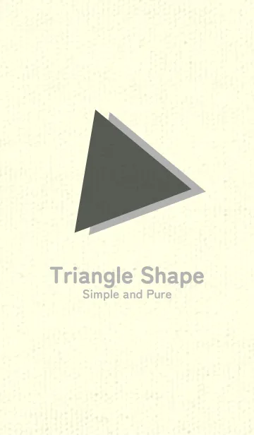 [LINE着せ替え] 三角型の着せかえ うぐいす色の画像1