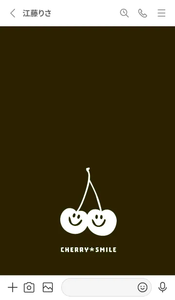 [LINE着せ替え] チェリー スマイル 208の画像2
