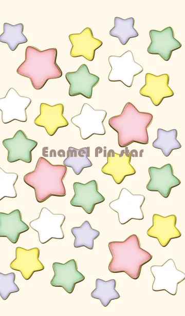 [LINE着せ替え] Enamel Pin Candy Star 40の画像1