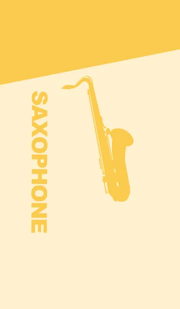 [LINE着せ替え] Saxophone CLR 鳥の子色の画像1