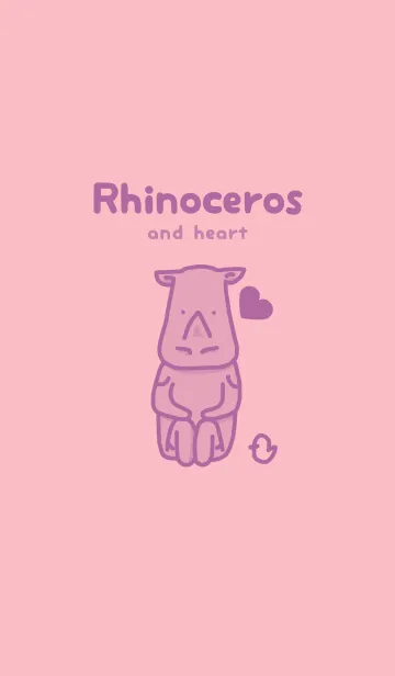 [LINE着せ替え] サイとハート ライトオーキッドピンクの画像1