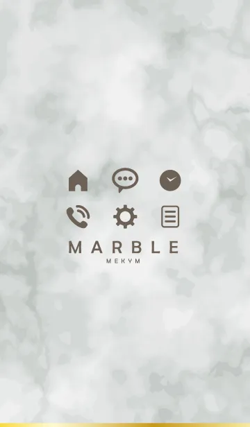 [LINE着せ替え] MONOTONE MARBLE-ICON 8の画像1