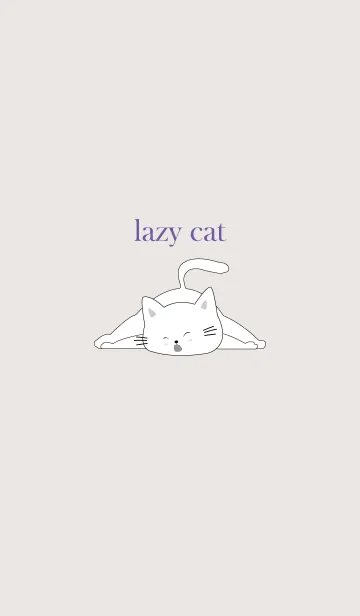 [LINE着せ替え] lazy cat..25の画像1