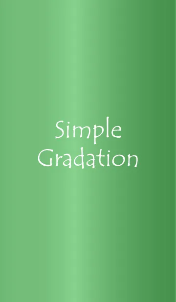 [LINE着せ替え] Simple Gradation -GlossyGreen 16-の画像1