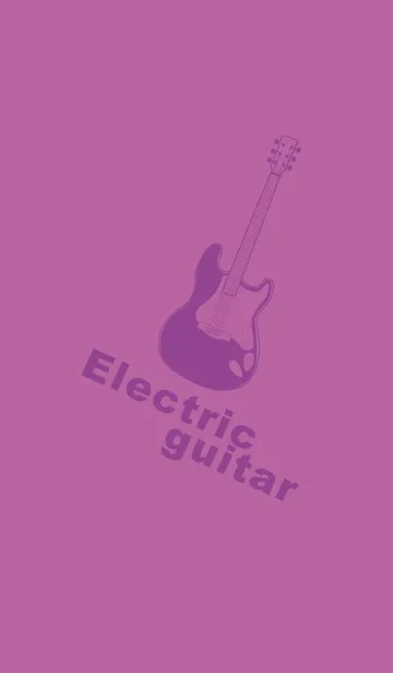 [LINE着せ替え] ELECTRIC GUITAR CLR ディープモーベットの画像1