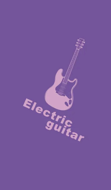 [LINE着せ替え] ELECTRIC GUITAR CLR 江戸紫の画像1