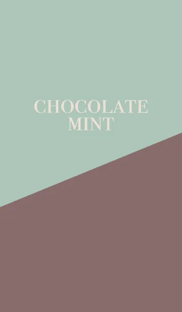 [LINE着せ替え] チョコレート&ミントの画像1