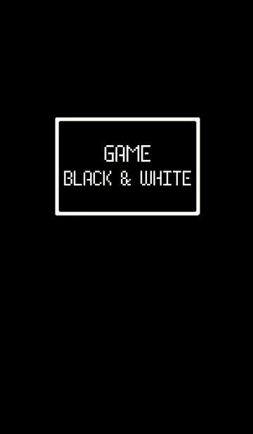 [LINE着せ替え] ゲーム ブラック&ホワイトの画像1