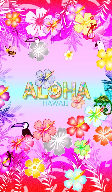 [LINE着せ替え] 秋でもハワイ＊ALOHA+319の画像1