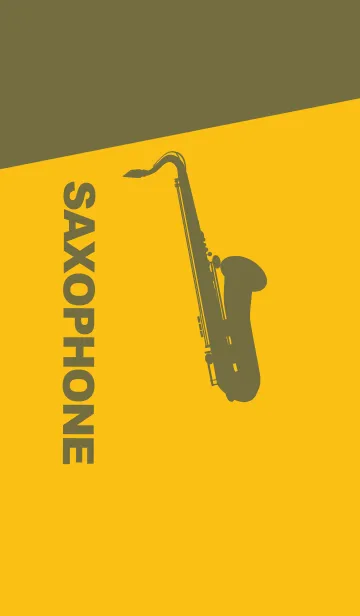 [LINE着せ替え] Saxophone CLR 鬱金色の画像1