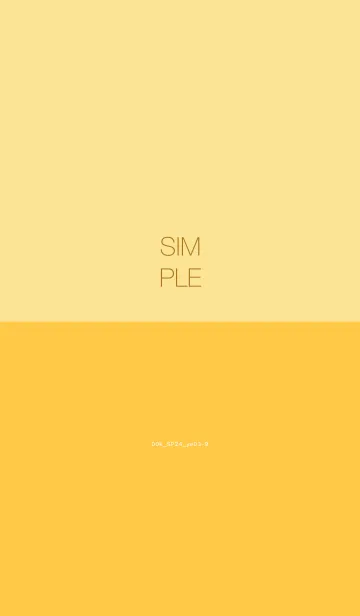 [LINE着せ替え] 00k_24_イエロー3-9の画像1