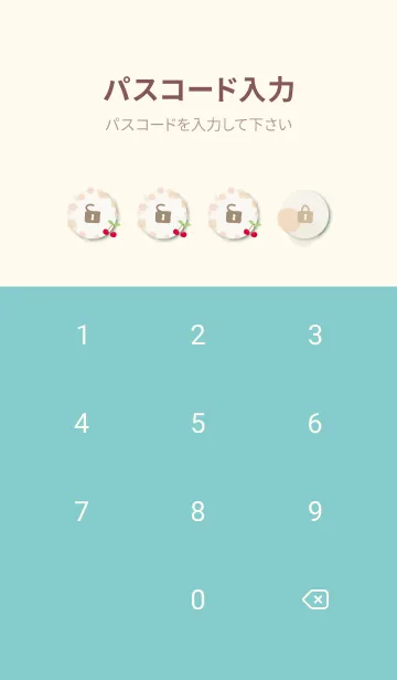 [LINE着せ替え] さくらんぼ 水玉12の画像4
