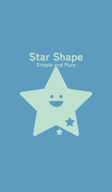 [LINE着せ替え] 星型の着せかえ アクアグレイの画像1