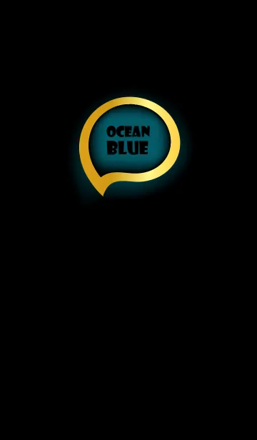 [LINE着せ替え] Ocean Blue Gold Black Theme (JP)の画像1