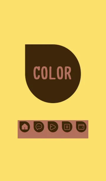 [LINE着せ替え] yellow color J26の画像1