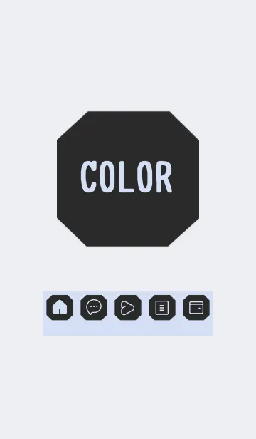 [LINE着せ替え] bw color K26の画像1