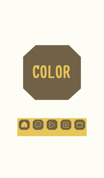 [LINE着せ替え] beige color K27の画像1