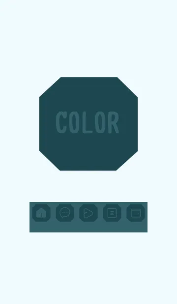 [LINE着せ替え] blue color K28の画像1