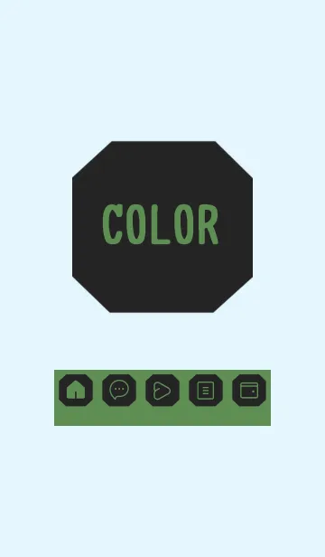 [LINE着せ替え] blue color K29の画像1