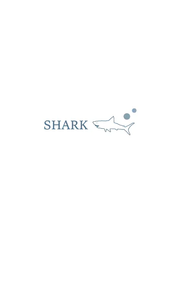 [LINE着せ替え] SHARK -blue2-の画像1
