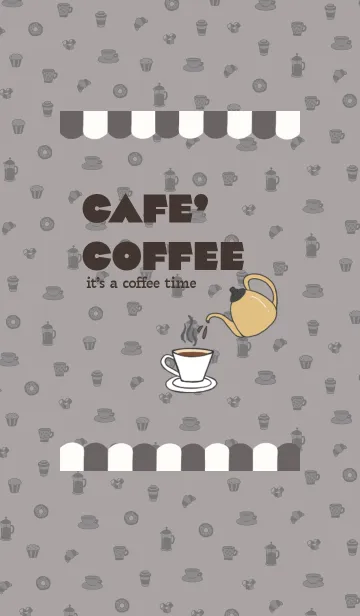 [LINE着せ替え] cafe' coffeの画像1