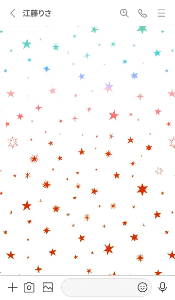 [LINE着せ替え] ミニ スターズ _137の画像2