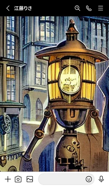 [LINE着せ替え] 猫紳士街_#FF312。の画像2