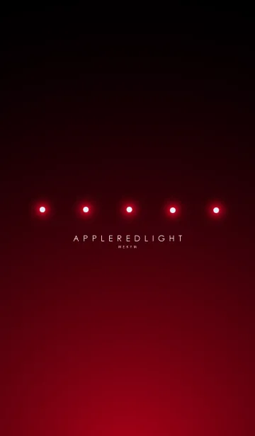 [LINE着せ替え] APPLE RED LIGHT. -MEKYM-の画像1