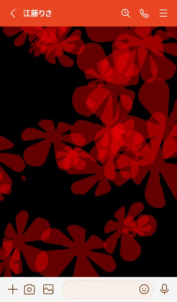 [LINE着せ替え] ジス*フラワーの画像2