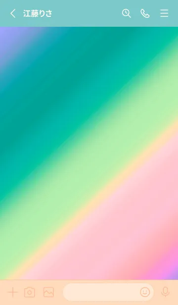 [LINE着せ替え] シンプル スター グラデーション 25の画像2