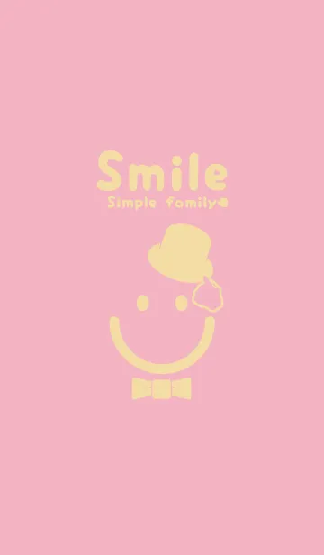 [LINE着せ替え] スマイル＆紳士 鴇色の画像1