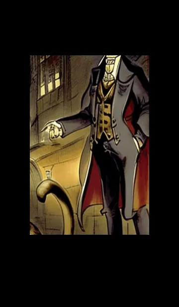 [LINE着せ替え] 猫紳士街_#FF36。の画像1