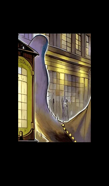 [LINE着せ替え] 猫紳士街_#FF35。の画像1