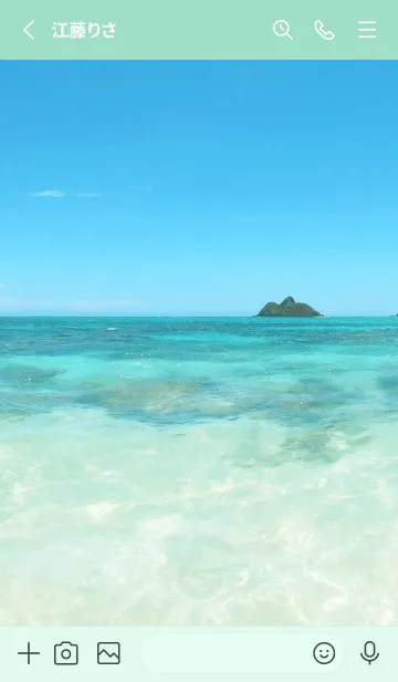[LINE着せ替え] Hawaiian ocean is so beautiful -MEKYM 19の画像2
