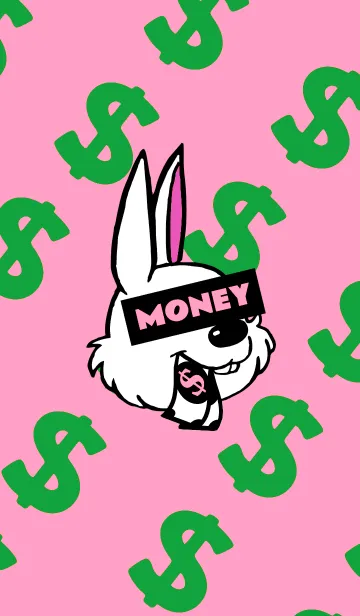 [LINE着せ替え] マネー ラビット 376の画像1