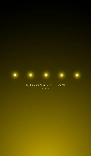 [LINE着せ替え] MIMOSA YELLOW LIGHT. -MEKYM-の画像1