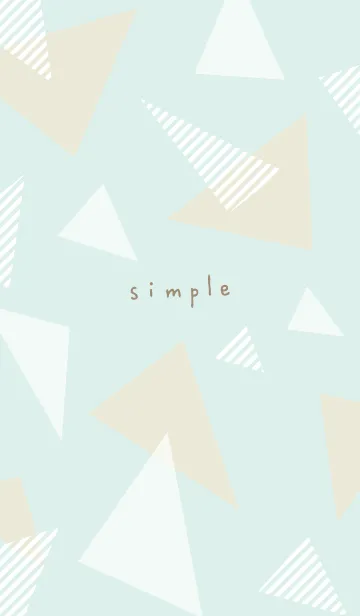 [LINE着せ替え] おしゃれ 三角19の画像1