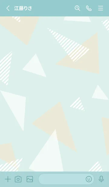 [LINE着せ替え] おしゃれ 三角19の画像2