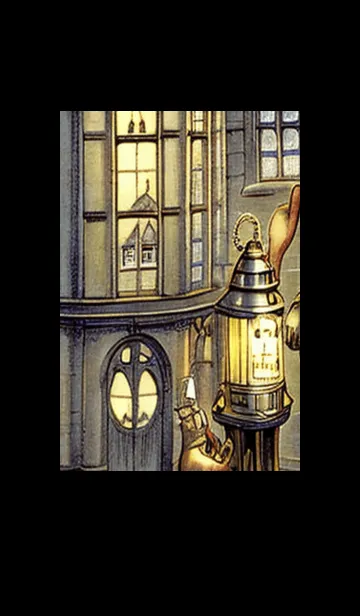 [LINE着せ替え] 猫紳士街_#FG08。の画像1