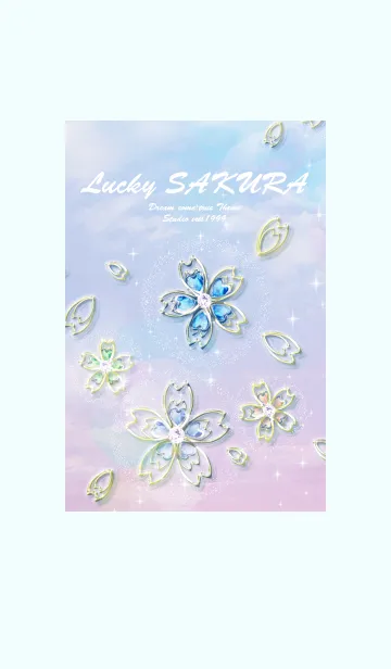 [LINE着せ替え] 運気UP！！✨サクラ Lucky S A K U R Aの画像1