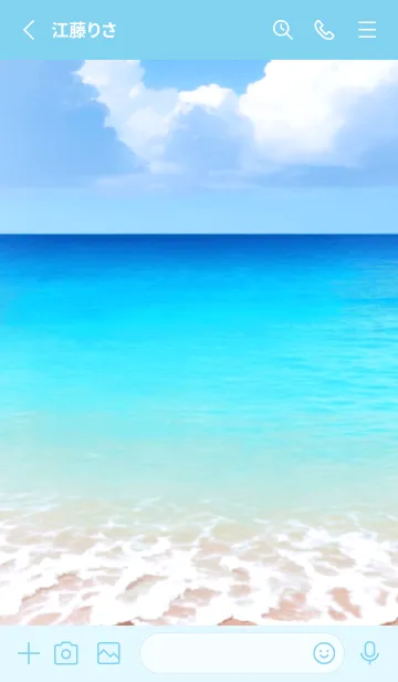 [LINE着せ替え] Ocean Theme - 014 BUの画像2